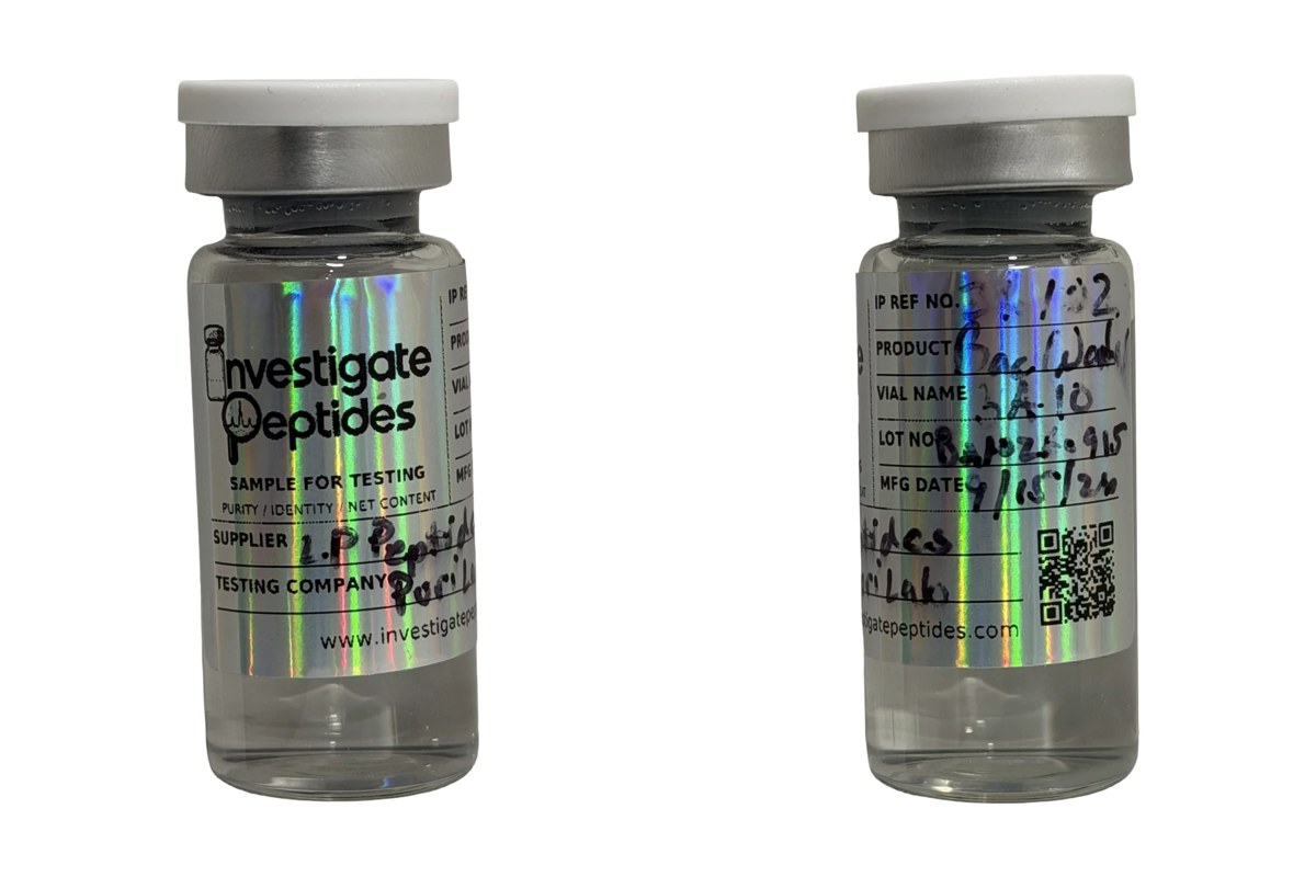 Bacteriostatic Water 10 mL vial as received