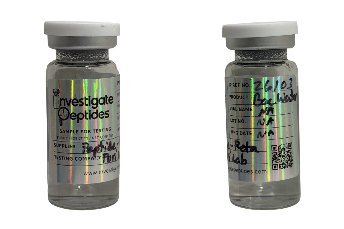 Bacteriostatic Water 10 mL vial as received