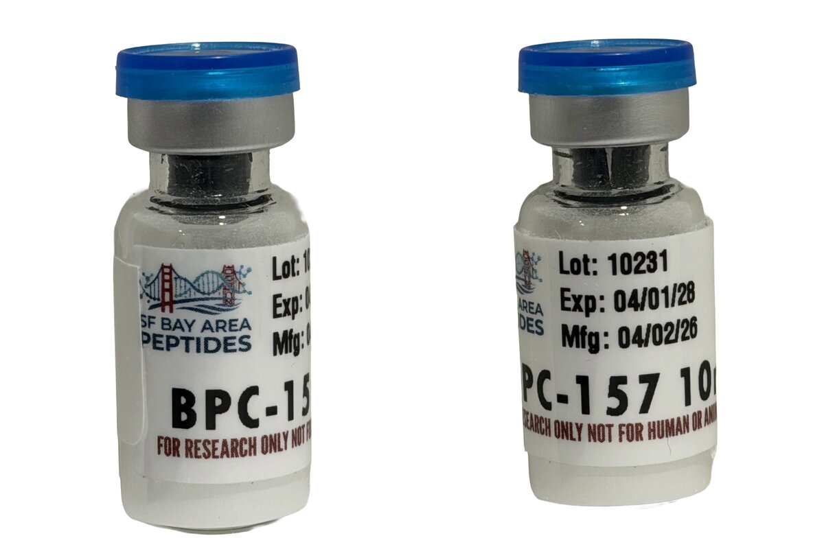 BPC-157 10 mg vial as received