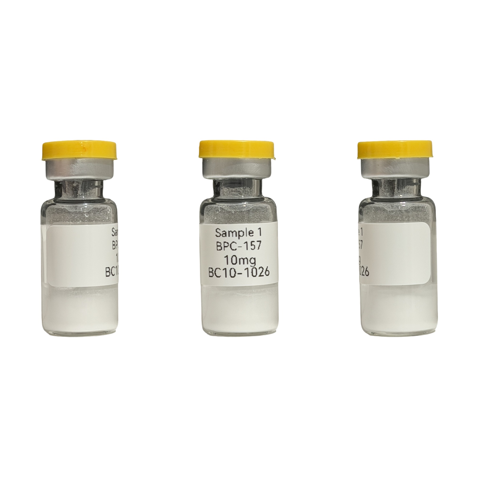 BPC-157 10 mg vial as received