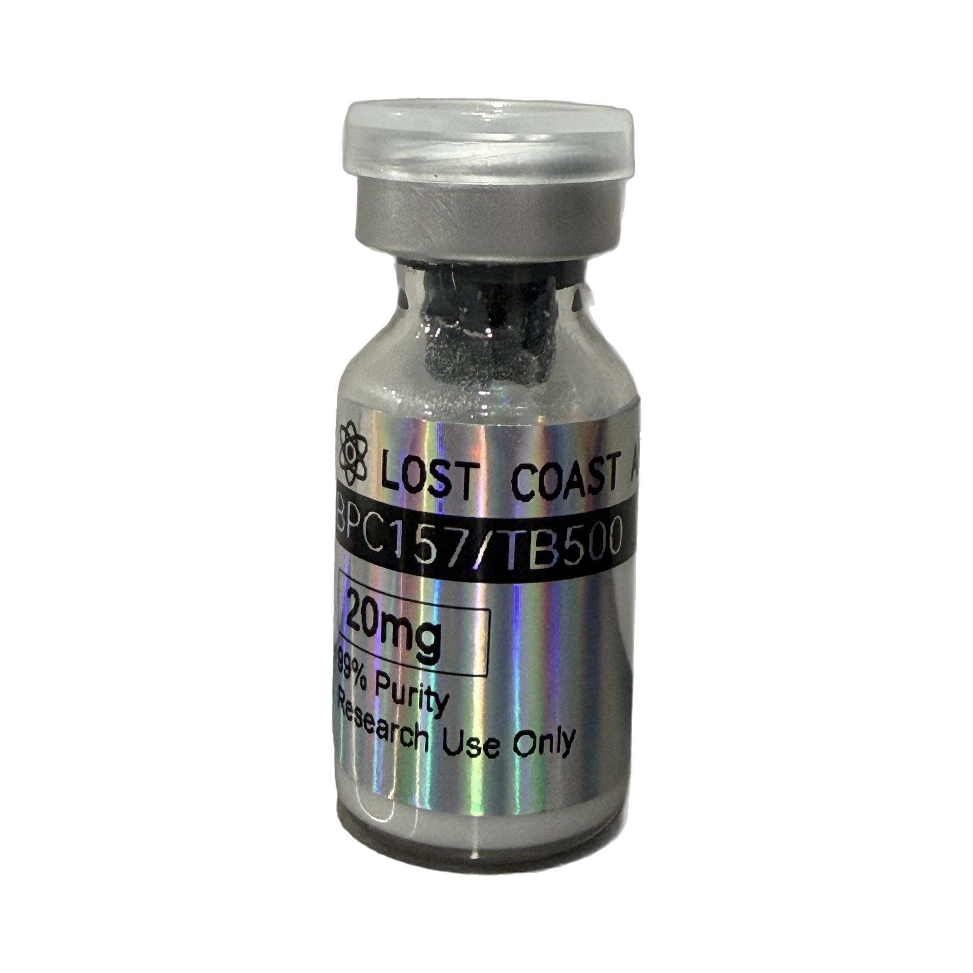 Wolverine (BPC-157 + TB-500) 20 mg vial as received