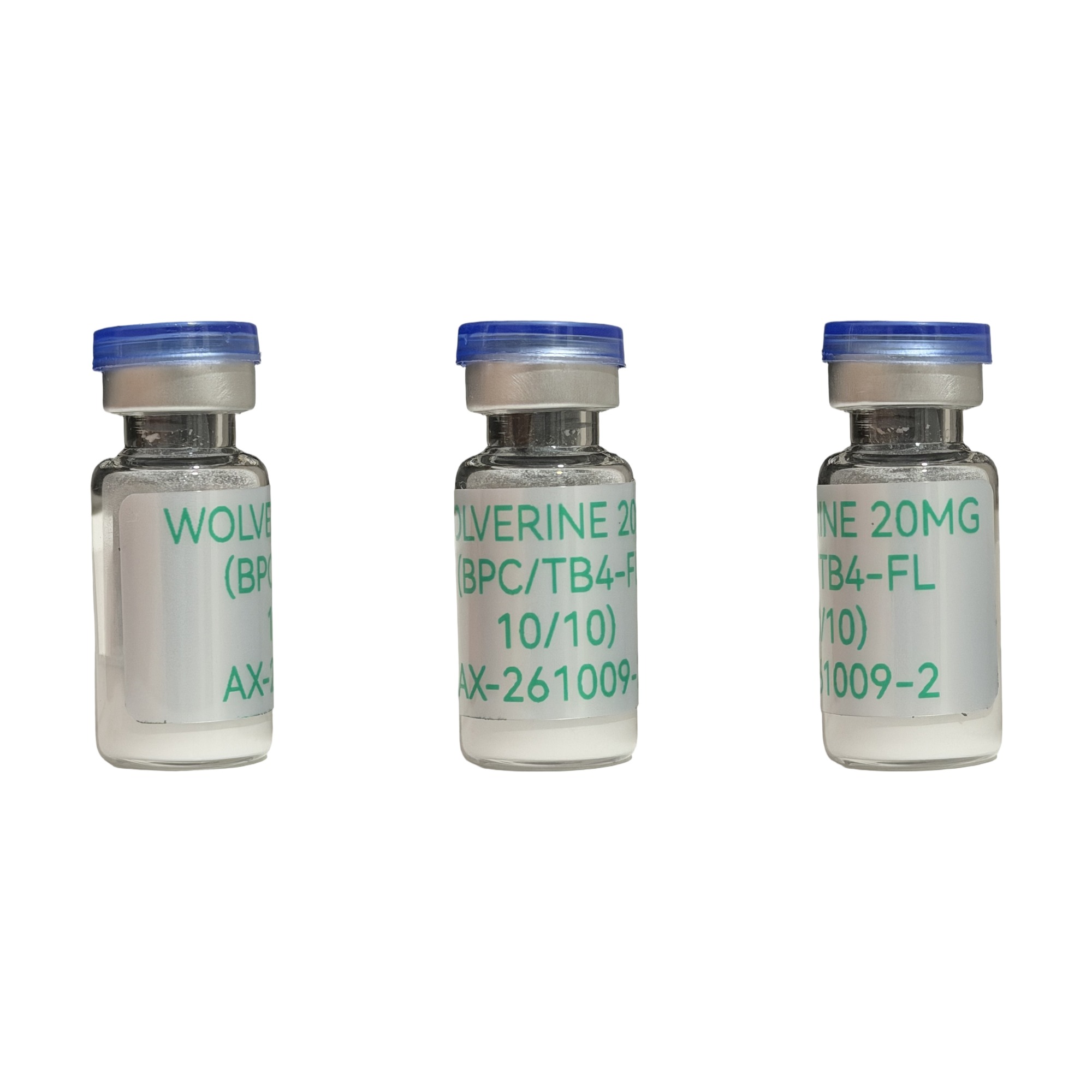Wolverine (BPC-157 + TB-4) 20 mg vial as received