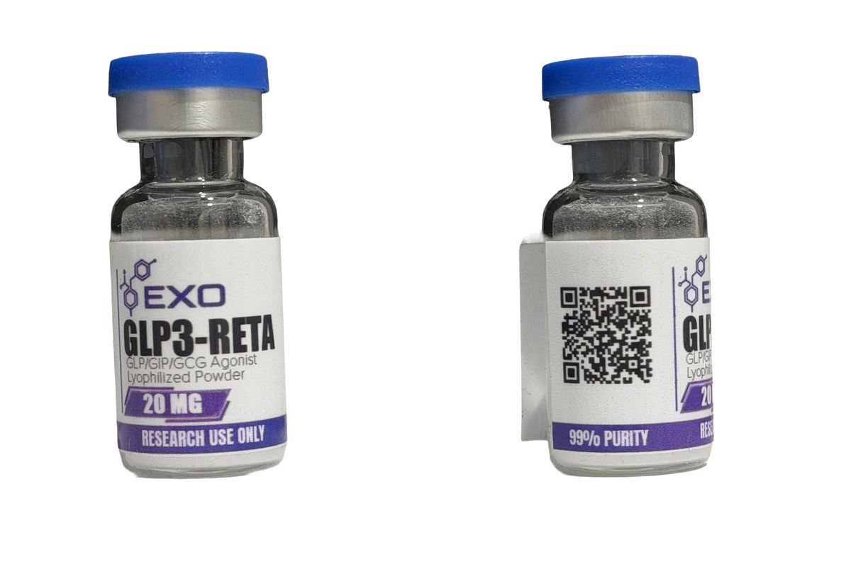 Retatrutide 20 mg vial as received