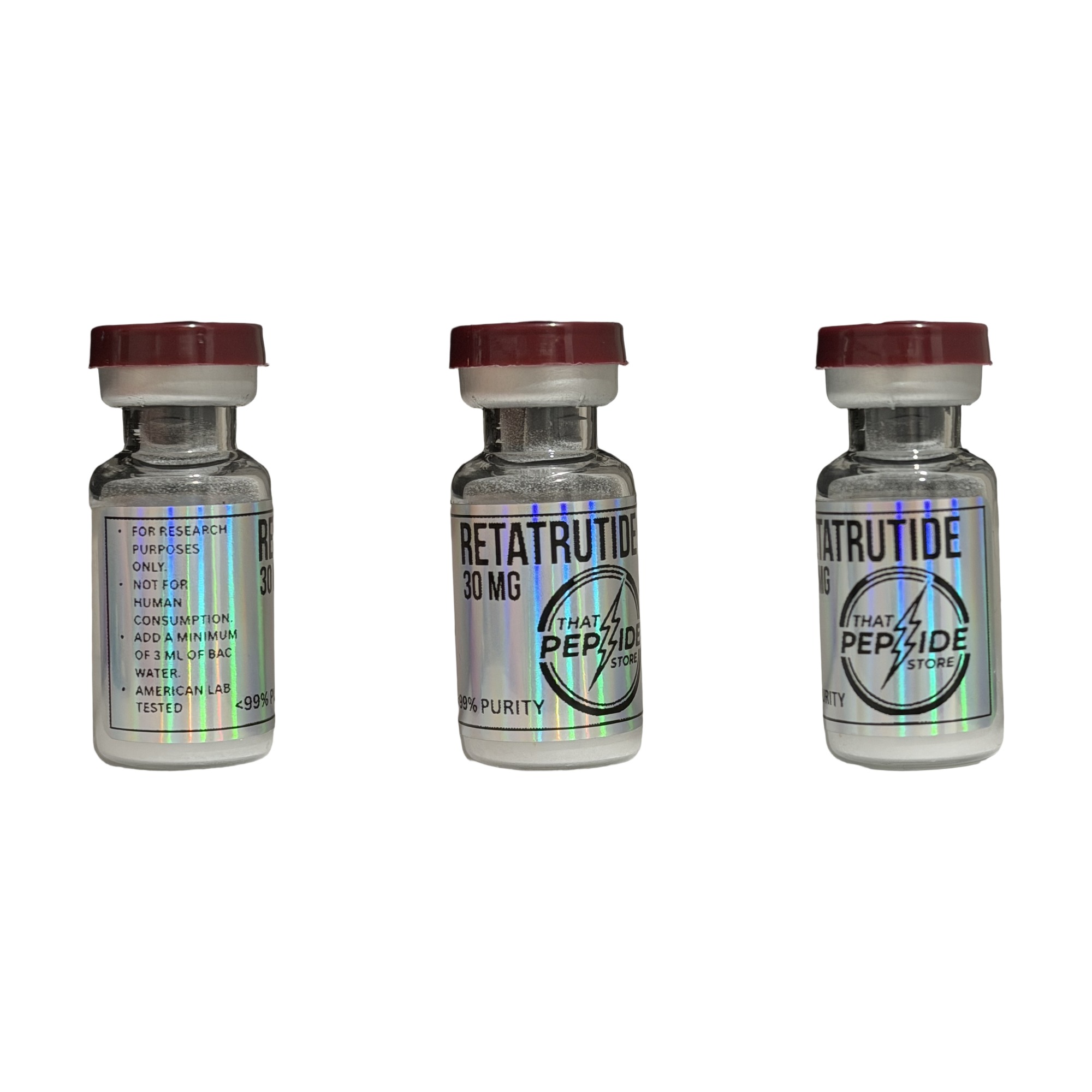 Retatrutide 30 mg vial as received
