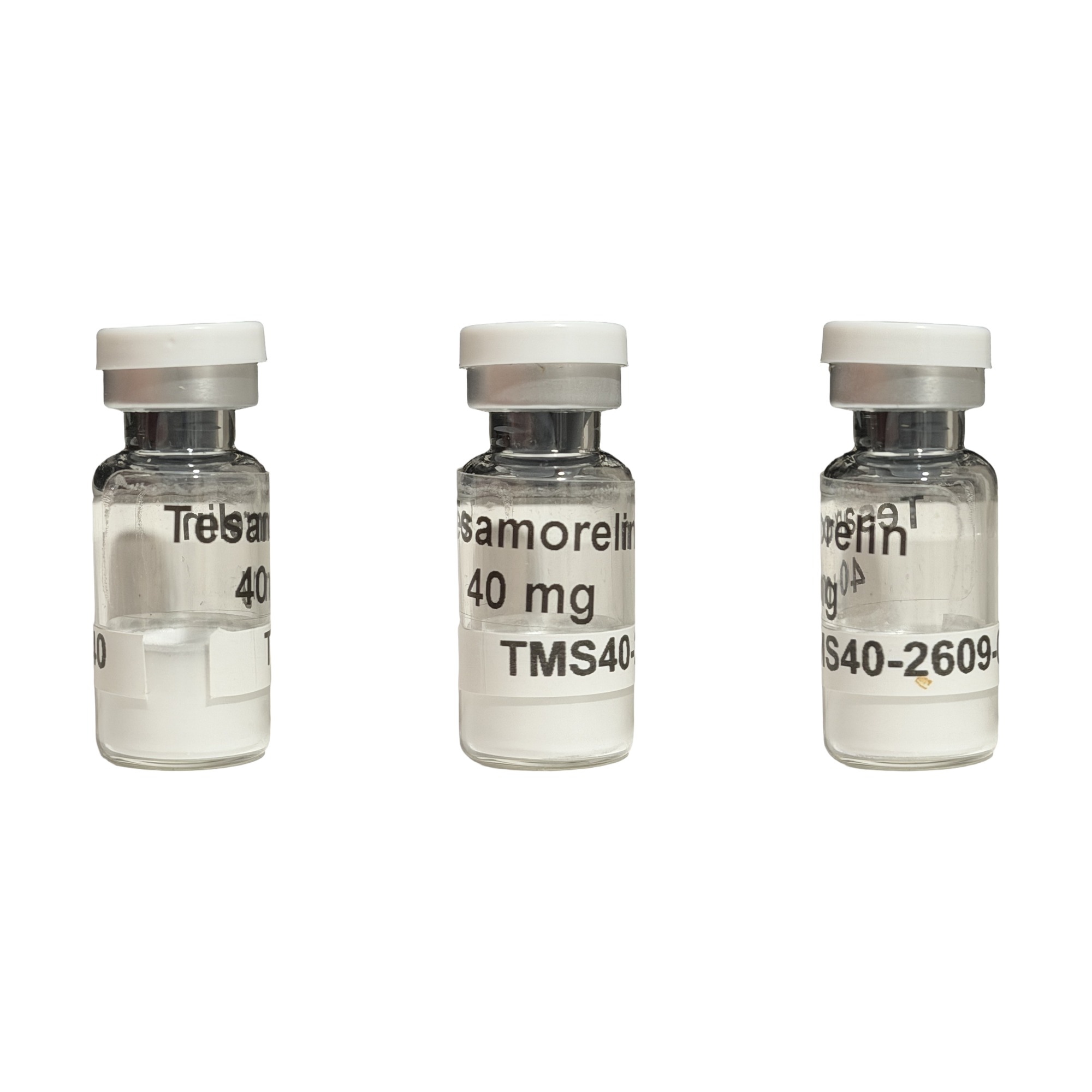 Tesamorelin 40 mg vial as received